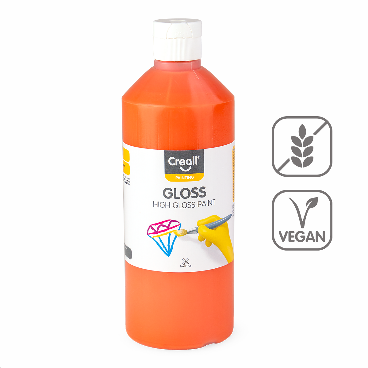 Product detail of Creall barva s vysokým leskem Gloss, 500 ml, oranžová