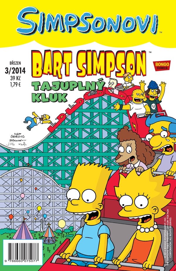 Simpsonovi - Bart Simpson 3/2014 - Tajuplný kluk - Matthew Abram Groening