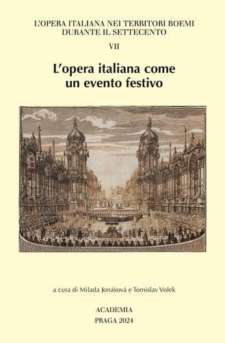 Levně L´opera italiana come un evento festivo - Milada Jonášová