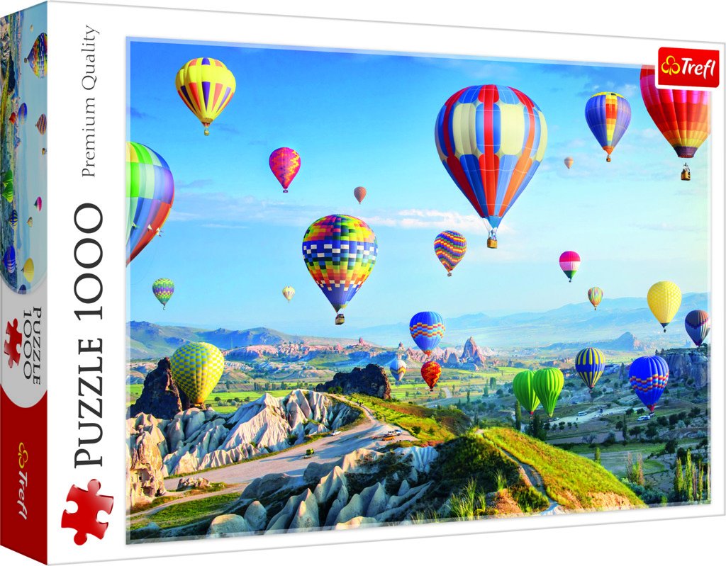 Trefl Puzzle Pohled na Kappadokii - Balóny / 1000 dílků - Trefl