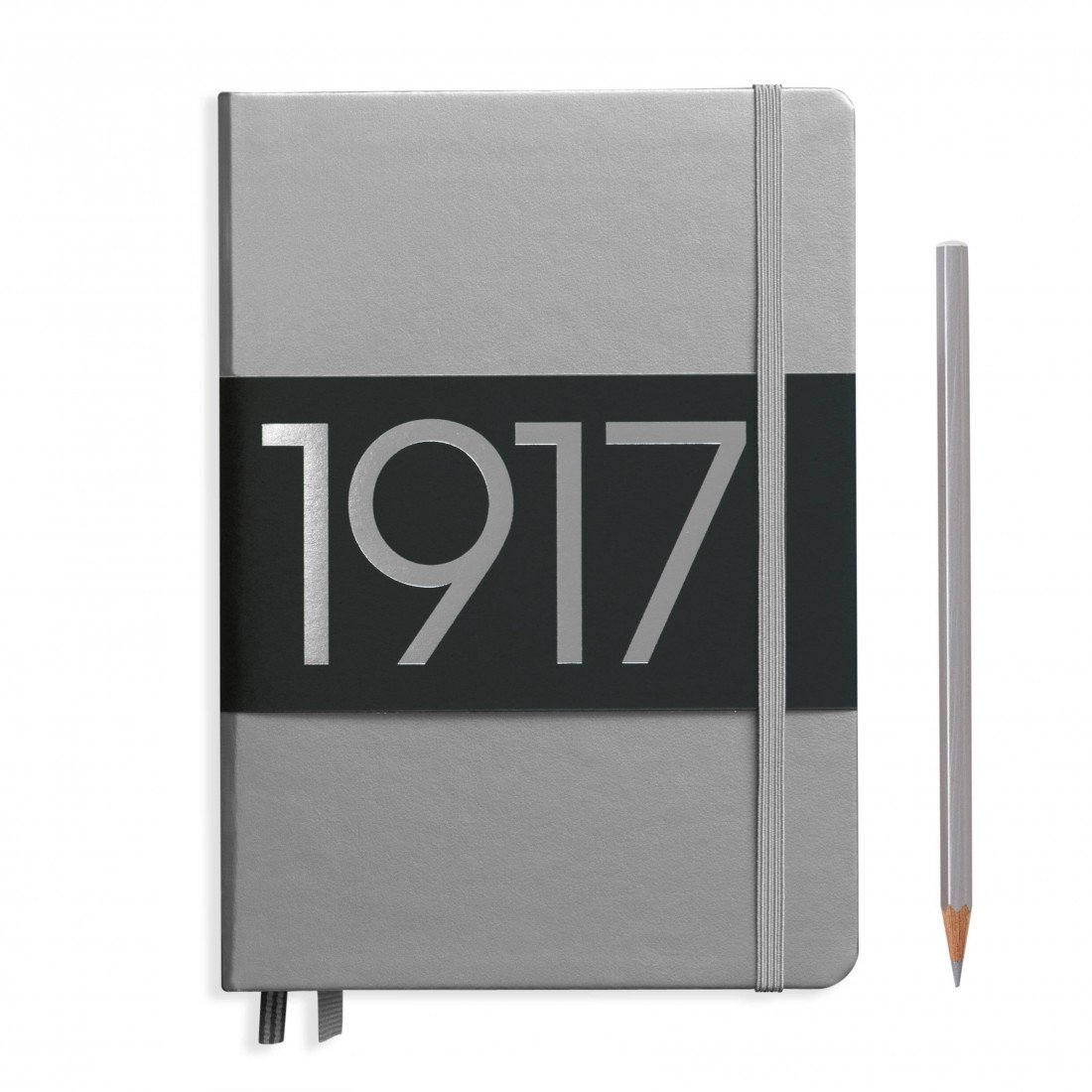 Zápisník Metallic edition Medium A5 - řádkovaný, stříbrný - LEUCHTTURM1917