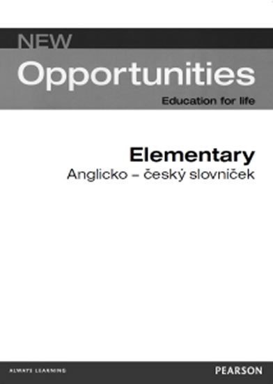 Levně New Opportunities Elementary: Anglicko - český slovníček