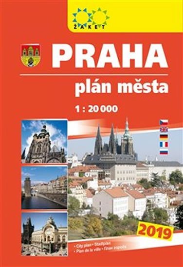 Levně Praha - knižní plán města 2019 / 1:20 000