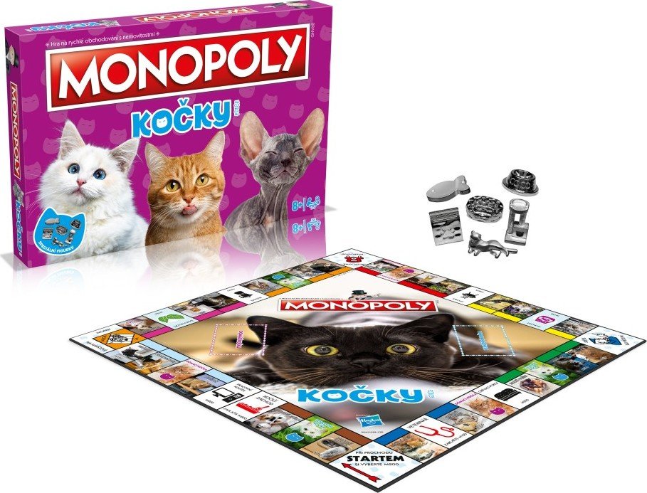 Levně Monopoly Kočky CZ - Alltoys