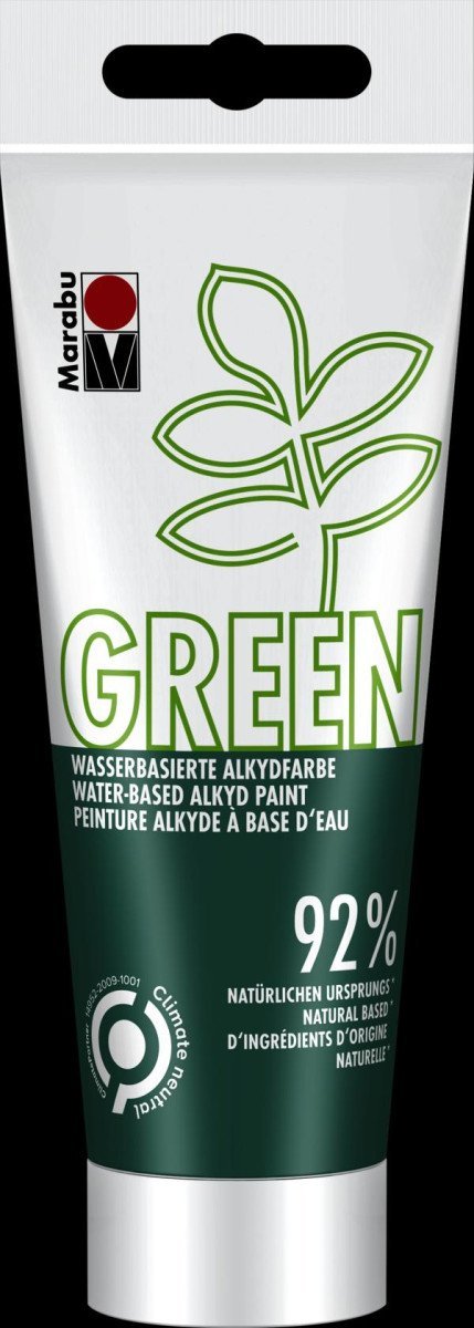 Levně Marabu Green Alkydová barva - tmavě zelená 100 ml
