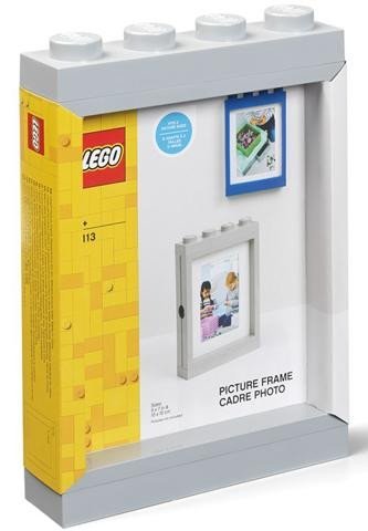 Levně Fotorámeček LEGO - šedý