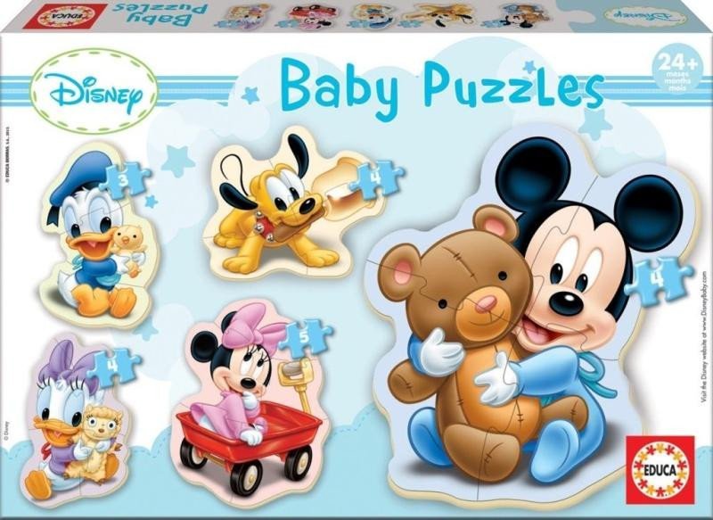 Levně Baby puzzle Miminka Disney 5v1 (3-5 dílků)