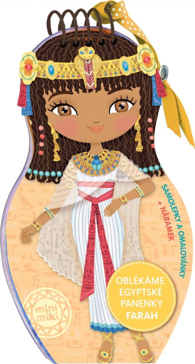 Oblékáme egyptské panenky - Farah - Charlotte Segond-Rabilloud