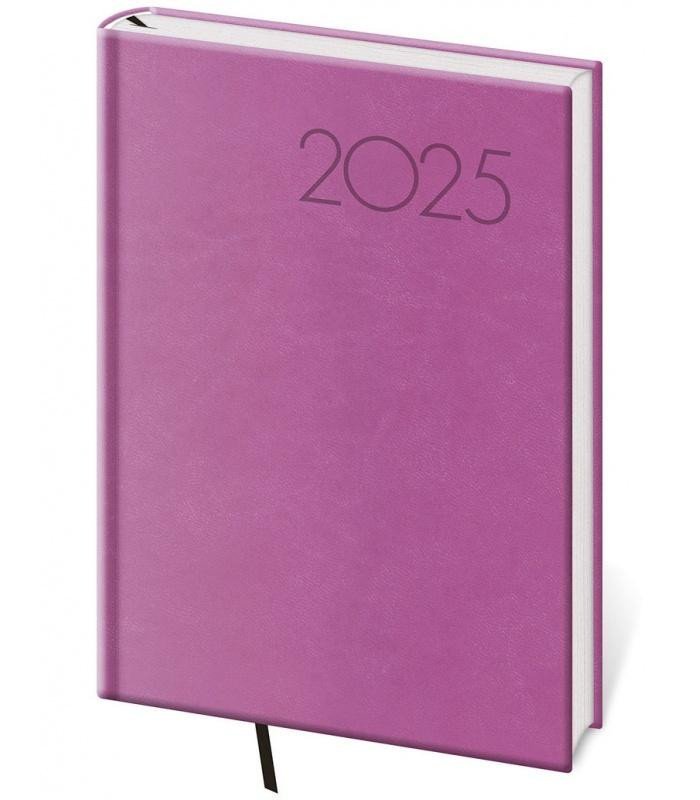 Levně Diář 2025 Print Pop denní A5 fialová