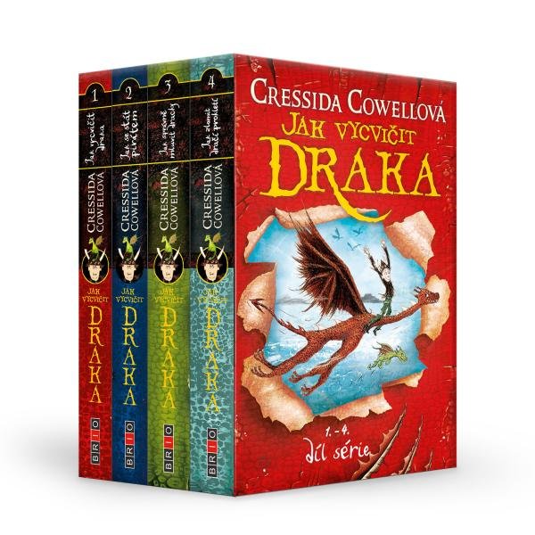 Jak vycvičit draka 1-4 díl (4 knihy) - Cressida Cowell