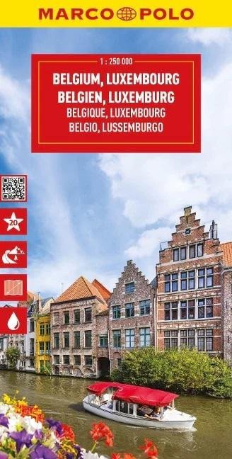 Product detail of Belgie, Lucembursko 1:250 000 / cestovní mapa MARCO POLO