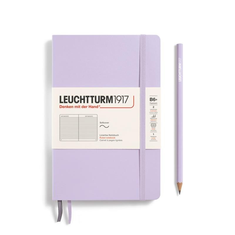 Levně Leuchtturm1917 Zápisník Lilac Softcover B6+ linkovaný