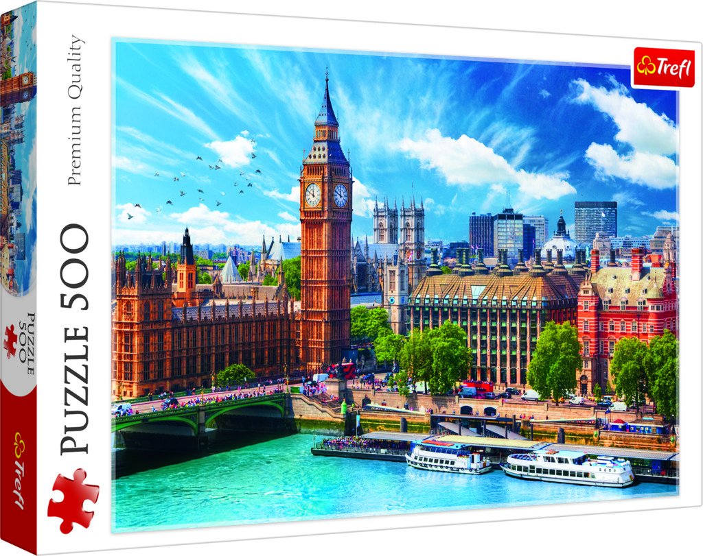 Trefl Puzzle Slunečný den v Londýně / 500 dílků - Trefl
