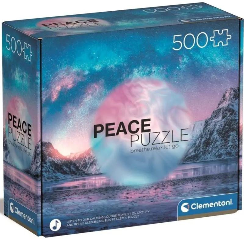 Product detail of Puzzle Peace: Light Blue 500 dílků