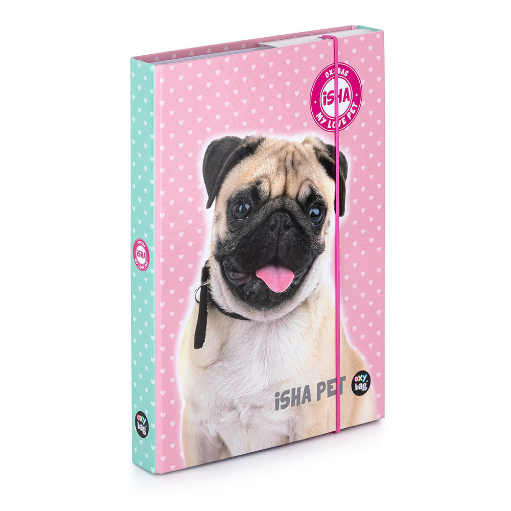 Levně Box na sešity A5 ISHA - My love Pet