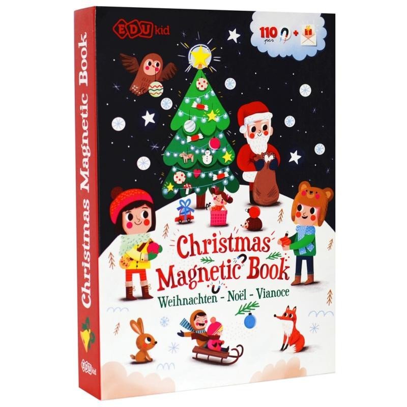 Levně Magnetická kniha Vánoce / Christmas Magnetic Book - autorů kolektiv