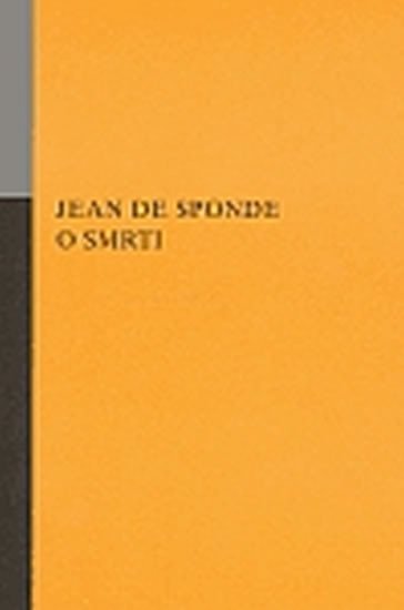 Levně O smrti - Jean deSponde