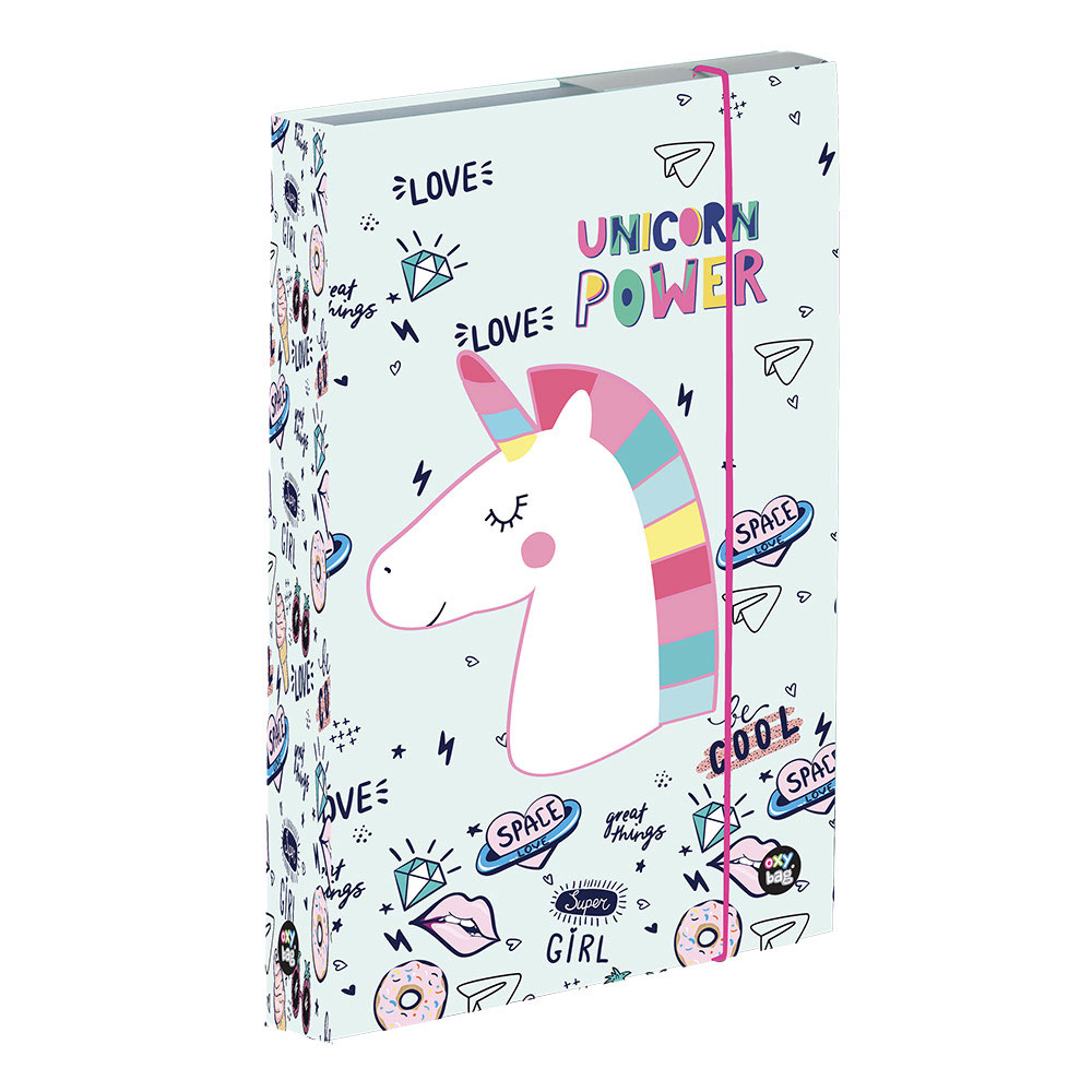 Levně Oxy Box na sešity A5 Jumbo - Unicorn iconic