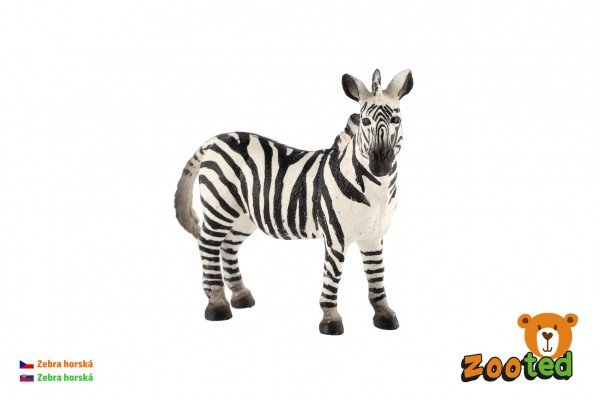 Levně Zebra horská zooted plast 11cm v sáčku
