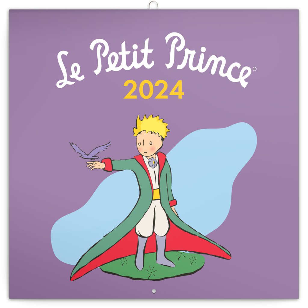 Levně Kalendář 2024 poznámkový: Malý princ, 30 × 30 cm