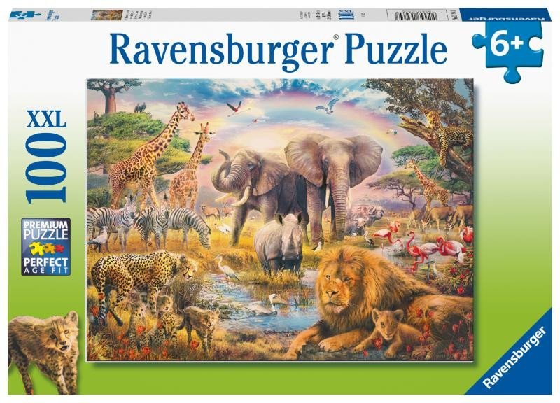 Levně Ravensburger Puzzle - Divoká příroda 100 dílků