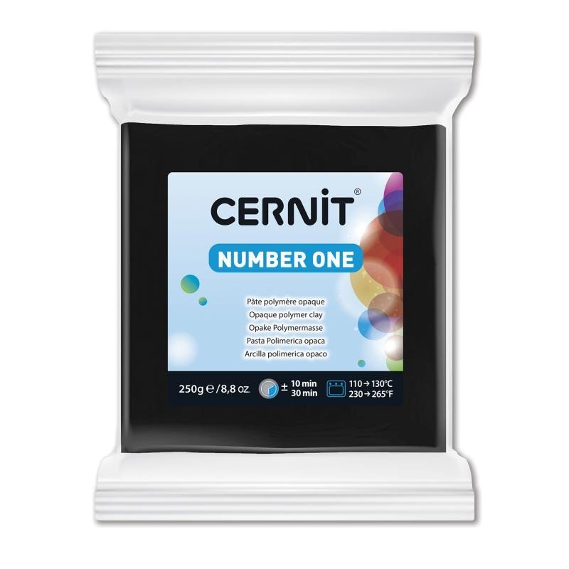 Levně CERNIT NUMBER ONE 250g černá