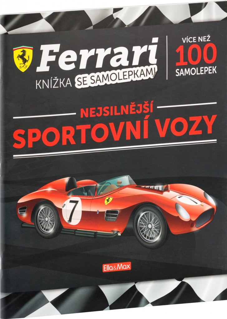 FERRARI, sportovní vozy - Kniha samolepek - Kolektiv autorů