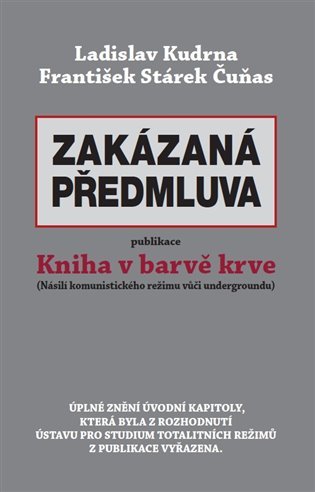 Levně Zakázaná předmluva - Kniha v barvě krve - Ladislav Kudrna