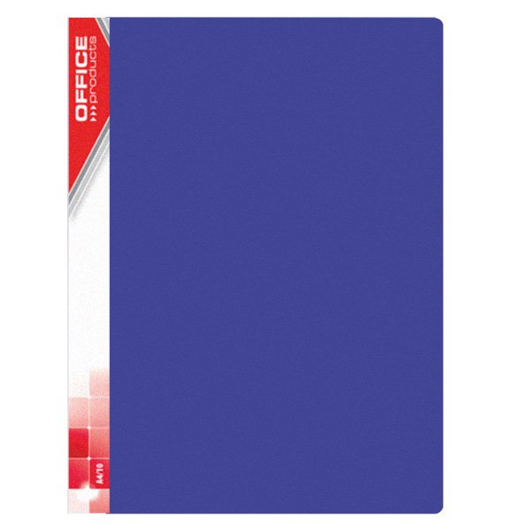 Office Products katalogová kniha, A4, PP, 10 kapes, modrá