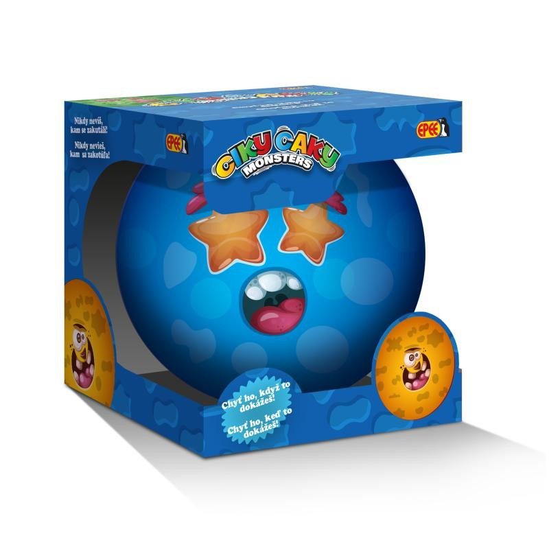 Levně Ciky Caky Monsters bláznivý míč - modrý