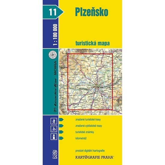 Levně 1:100T (11)-Plzeňsko (turistická mapa)