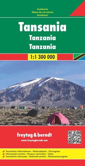 Levně AK 2102 Tanzánie 1:1 300 000 / automapa