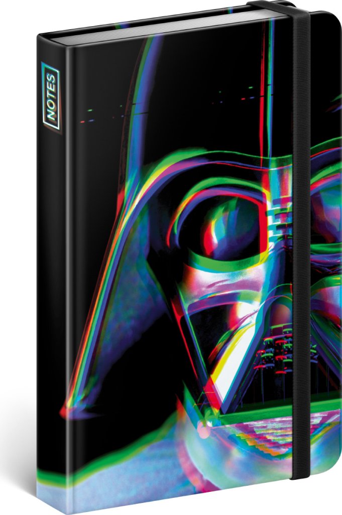 Levně Notes - Star Wars – Vader, linkovaný, 10,5 x 15,8 cm