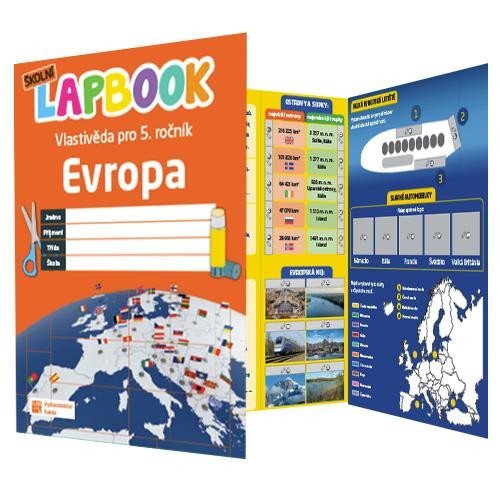 Levně Školní lapbook: Evropa