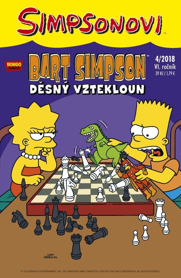 Levně Simpsonovi - Bart Simpson 4/2018 - Děsný vztekloun - Matthew Abram Groening