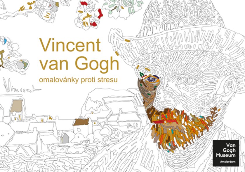 Levně Vincent van Gogh - Omalovánky proti stresu - Van Gogh Museum