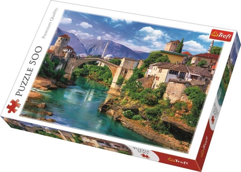 Levně Trefl Puzzle Starý most v Mostaru / 500 dílků