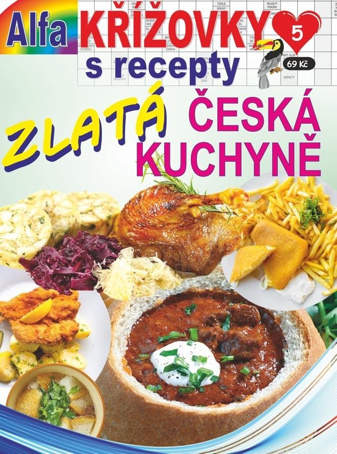 Levně Křížovky s recepty 5/2023 - Zlatá jídla české kuchyně