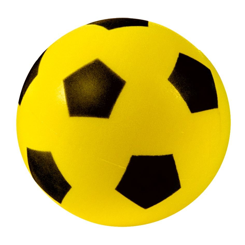 Levně Androni Soft míč - průměr 19,4 cm, žlutý