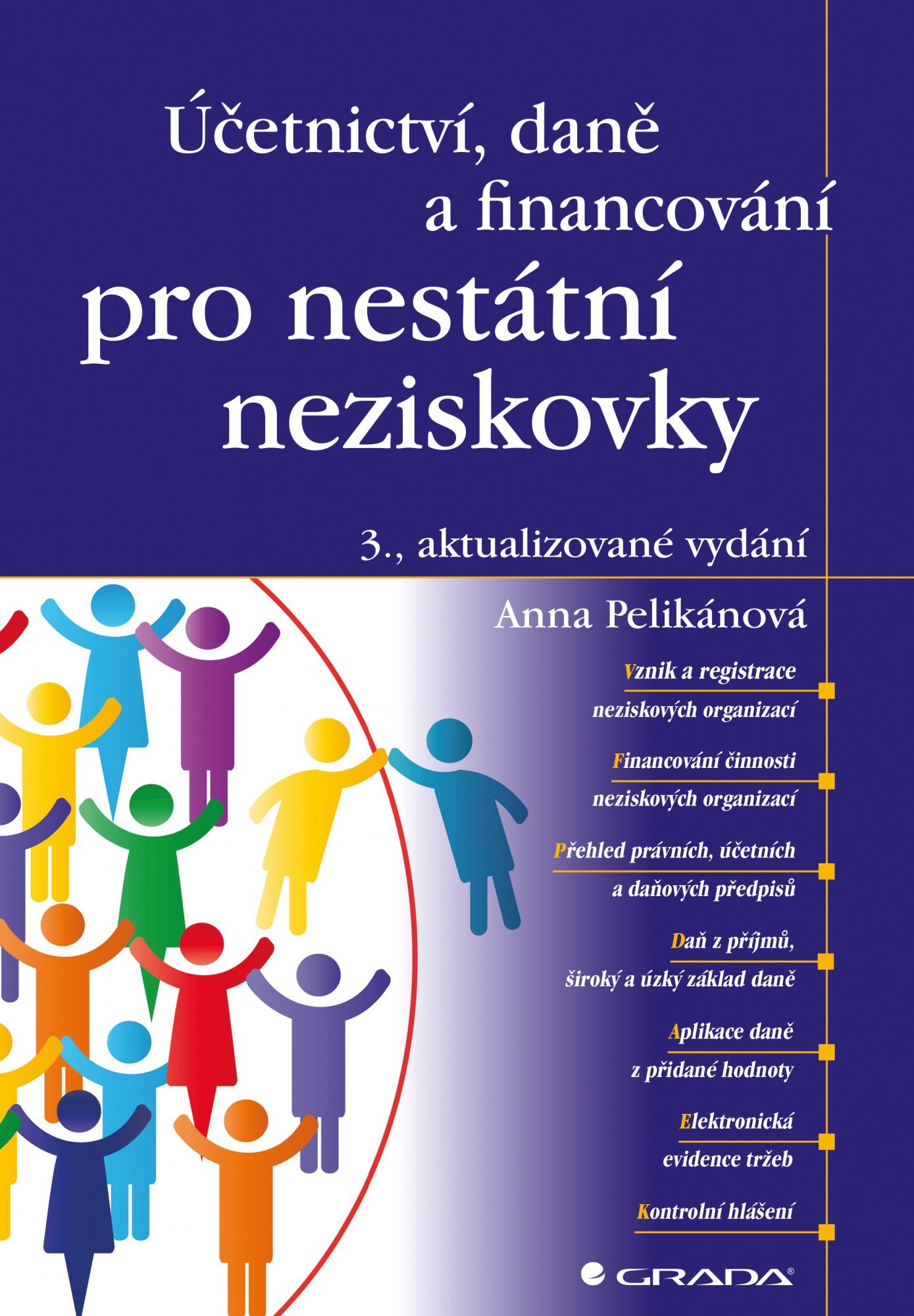 Účetnictví, daně a financování pro nestátní neziskovky, 3. vydání - Anna Pelikánová