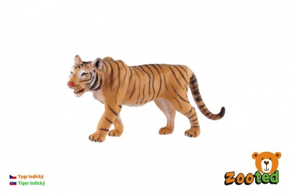 Levně Tygr indický zooted plast 13,5cm v sáčku