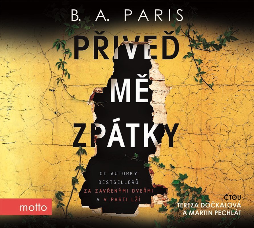 Přiveď mě zpátky - CDmp3 (Čte Tereza Dočkalová a Martin Pechlát) - B. A. Paris