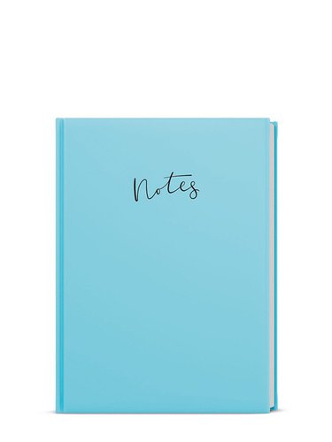 Levně Notes linkovaný Pastel modrá