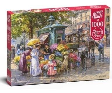 Levně Cherry Pazzi Puzzle - Květinový trh 1000 dílků