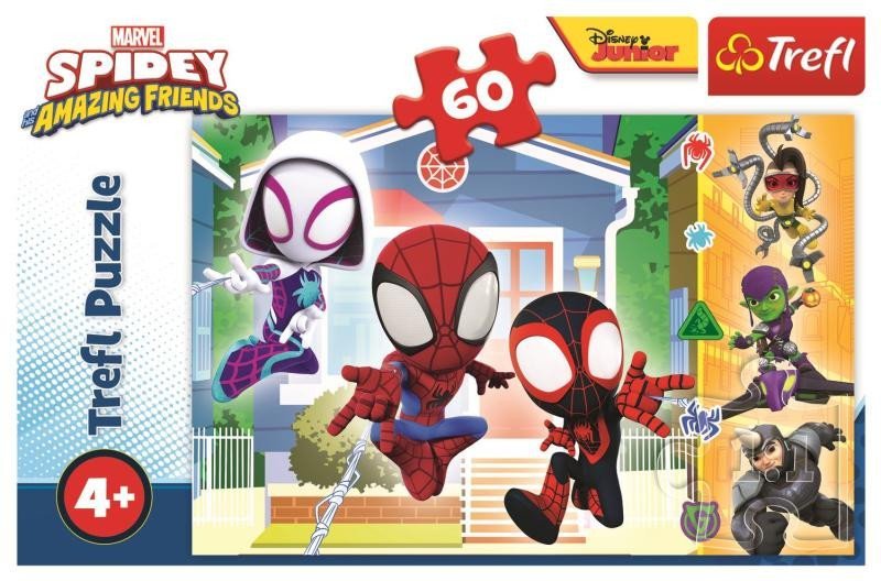 Levně Puzzle Spiderman - Ve světě Spideyho 60 dílků