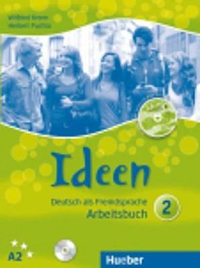 Levně Ideen 2: Arbeitsbuch mit 2 Audio-CDs zum Arbeitsbuch + CD-ROM - Herbert Puchta