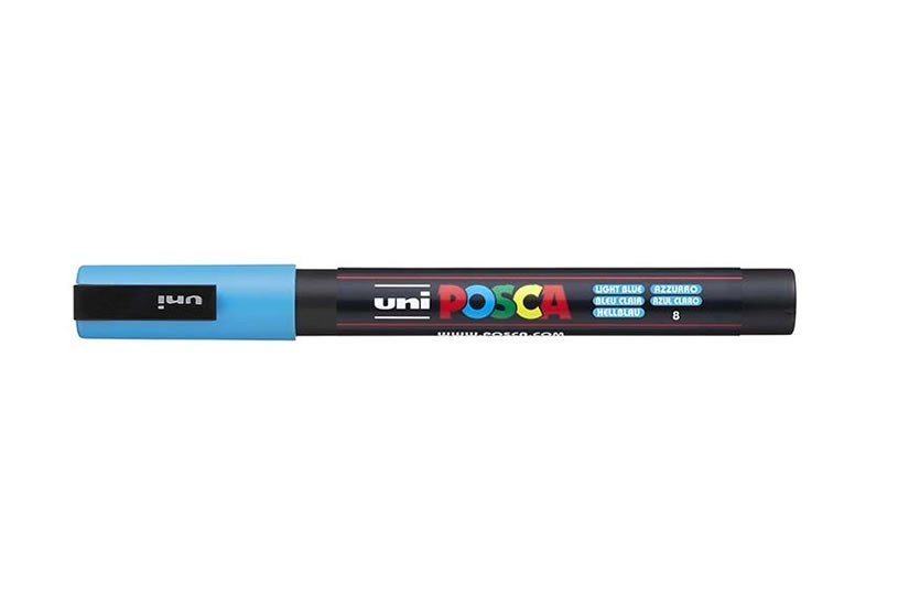 Levně POSCA akrylový popisovač - světle modrý 0,9 - 1,3 mm