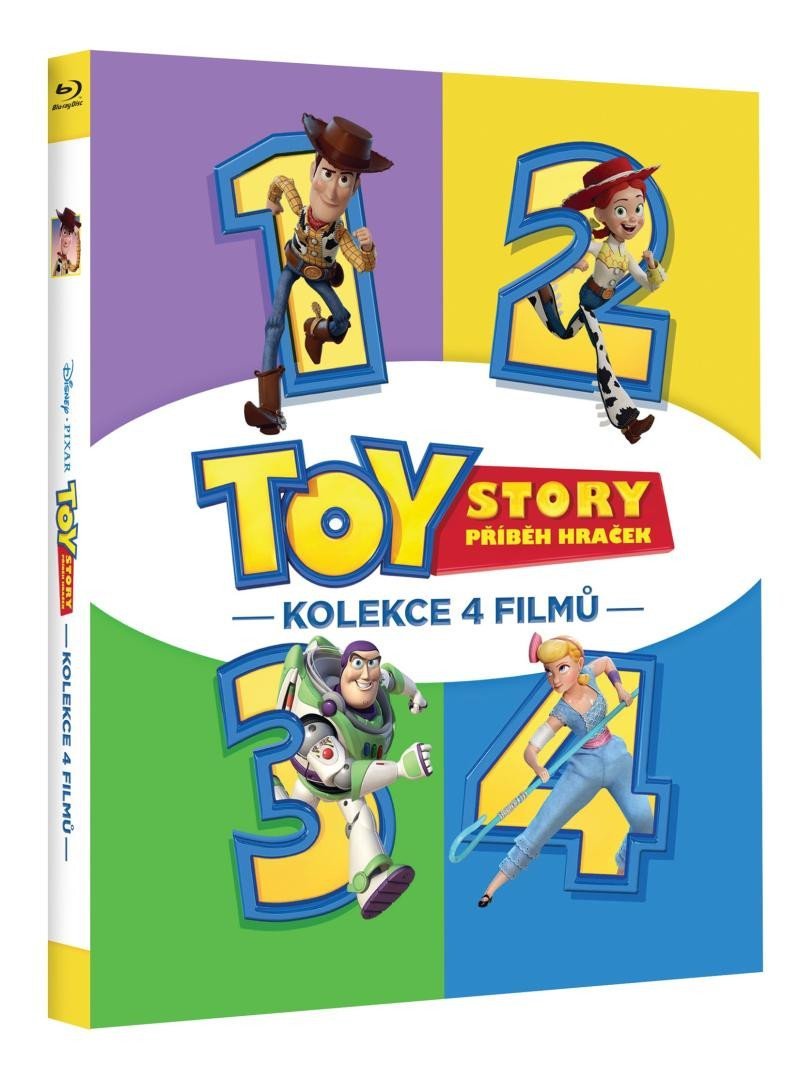 Levně Toy Story: Příběh hraček kolekce 1.-4. 4BD