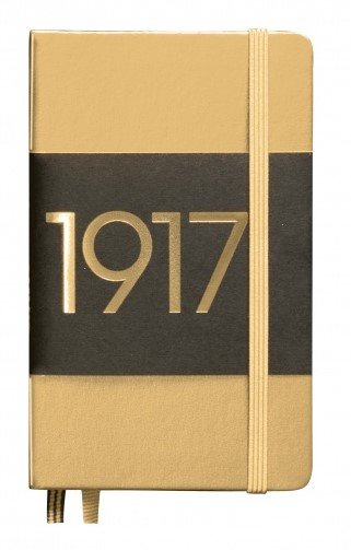 Zápisník Metallic edition Pocket A6 - tečkovaný, zlatý