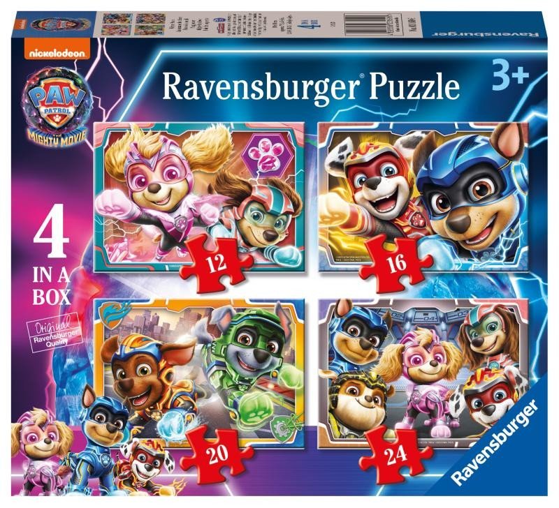 Levně Ravensburger Puzzle - Tlapková patrola ve velkofilmu 4v1